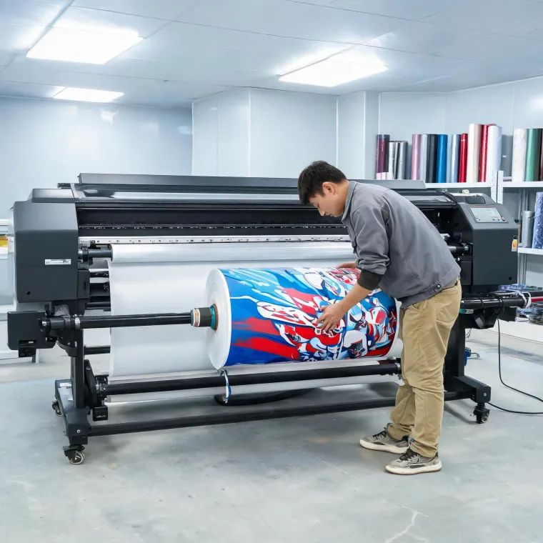 Roll media alignment check on an eco-solvent printer